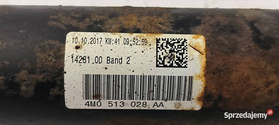 AMORTYZATOR LEWY TYŁ AUDI Q7 II 4M 4M0816743 Pozostałe kujawsko-pomorskie Lipno