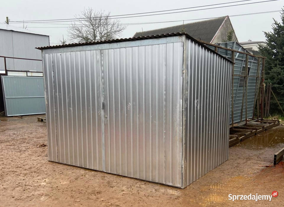 Garaż blaszany 3x3 2 gatunek jednospadowy brama Kraków