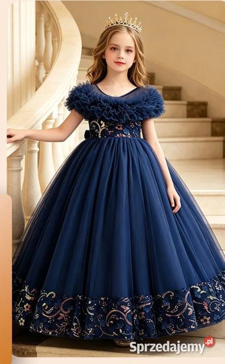 Eleganckie sukienki dziewczynek 110160 Wesele Tarnów