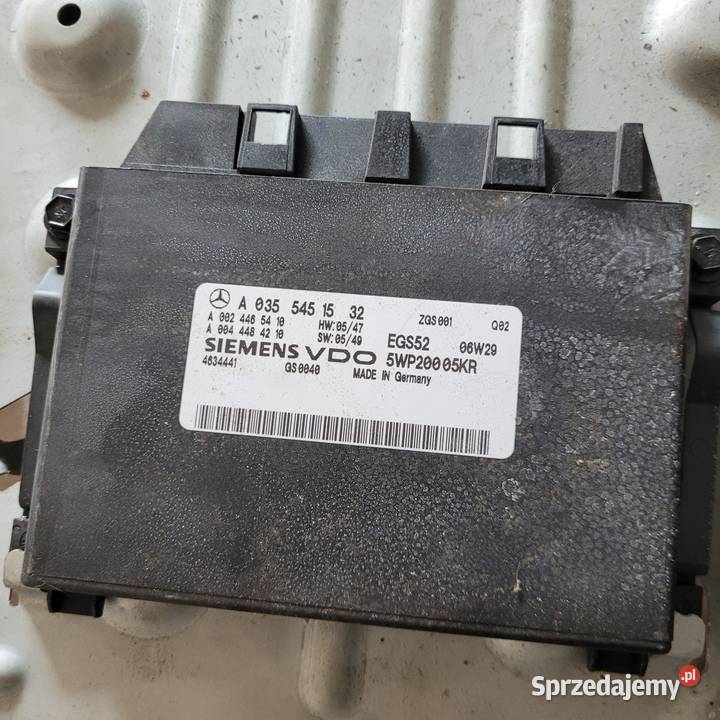 Sterownik Skrzyni Biegów Mercedes Benz osobowe Czujniki Rypin