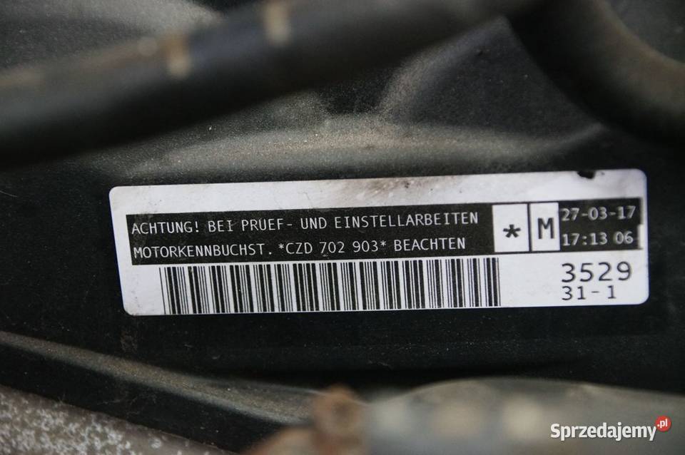 SILNIK KOMPLETNY SKODA OCTAVIA III CZD 14 Motoryzacja kujawsko-pomorskie Lipno