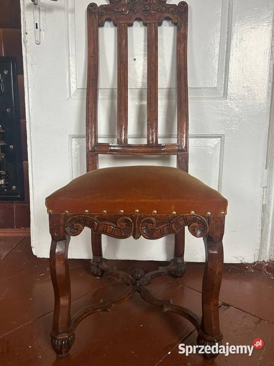 Krzesła cztery sztuki XIX wiek Niemcy Wrocław