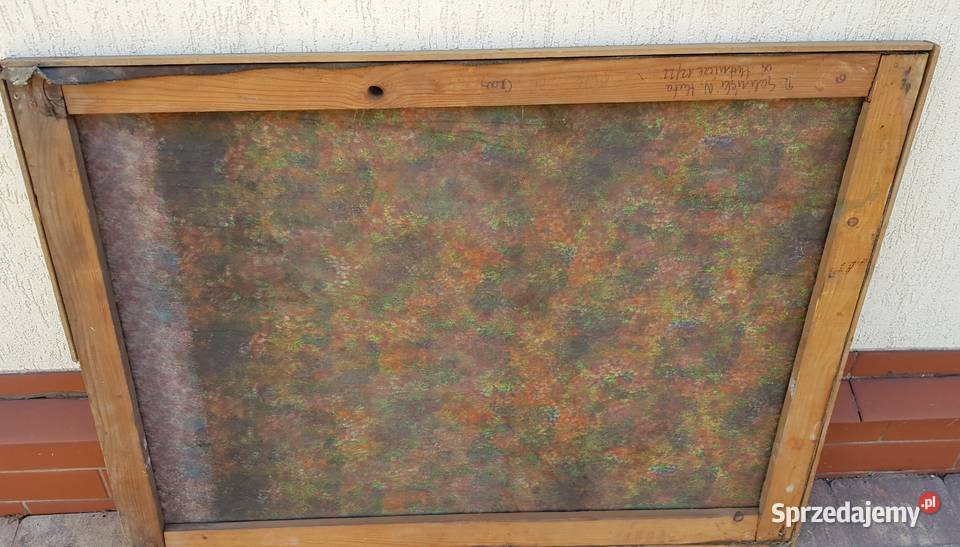 Obraz olej Czas RGoliński Kraków unikat Antyki, Sztuka, Kolekcje warmińsko-mazurskie Orneta