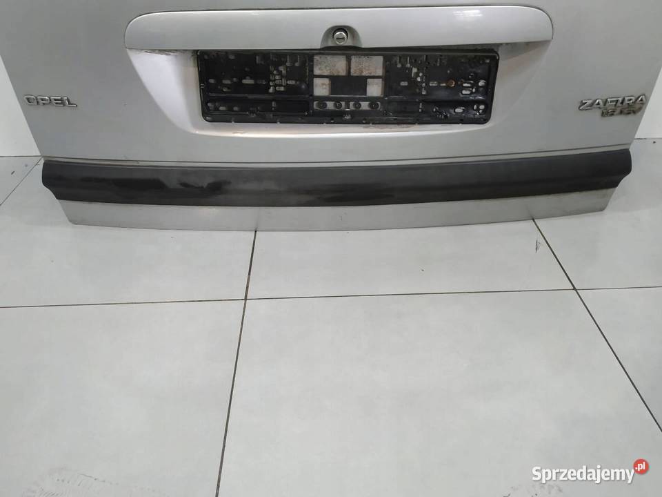 KLAPA TYŁ SREBRNA Z147 Opel Zafira I 19992006 A osobowe