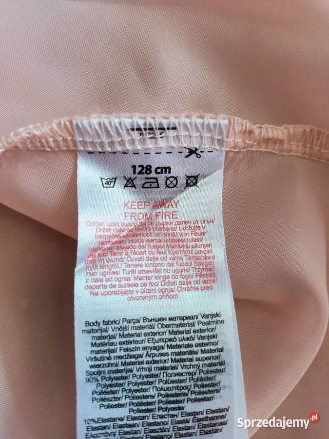 Sukienka dziewczęca różowa z tiulem 128 dziewczynka sprzedam
