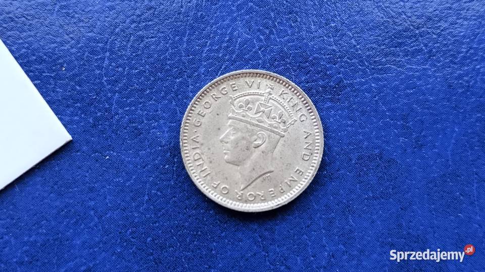 Stare monety 10 cent 1941 Malaje srebro