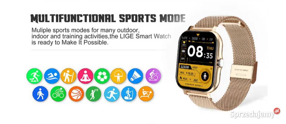 Smartwatch Y13 Multi Sport Mode wiele funkcji Dla kobiet Poznań