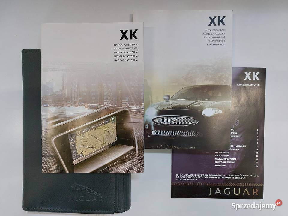 Instrukcja obsługi Jaguar XK etui Warszawa