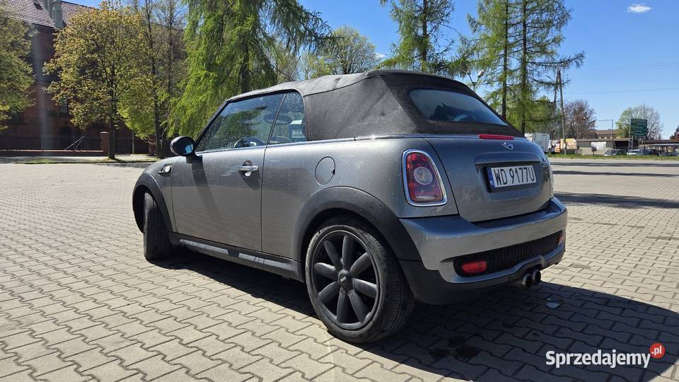 Mini Cooper S 16 TURBO Cabrio 2009r mazowieckie Zaborów