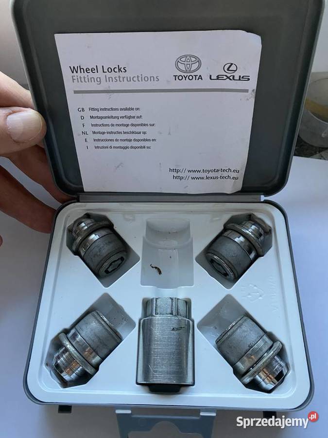 Nakrętki zabezpieczające do kół TOYOTA LEXUS Motoryzacja Łódź