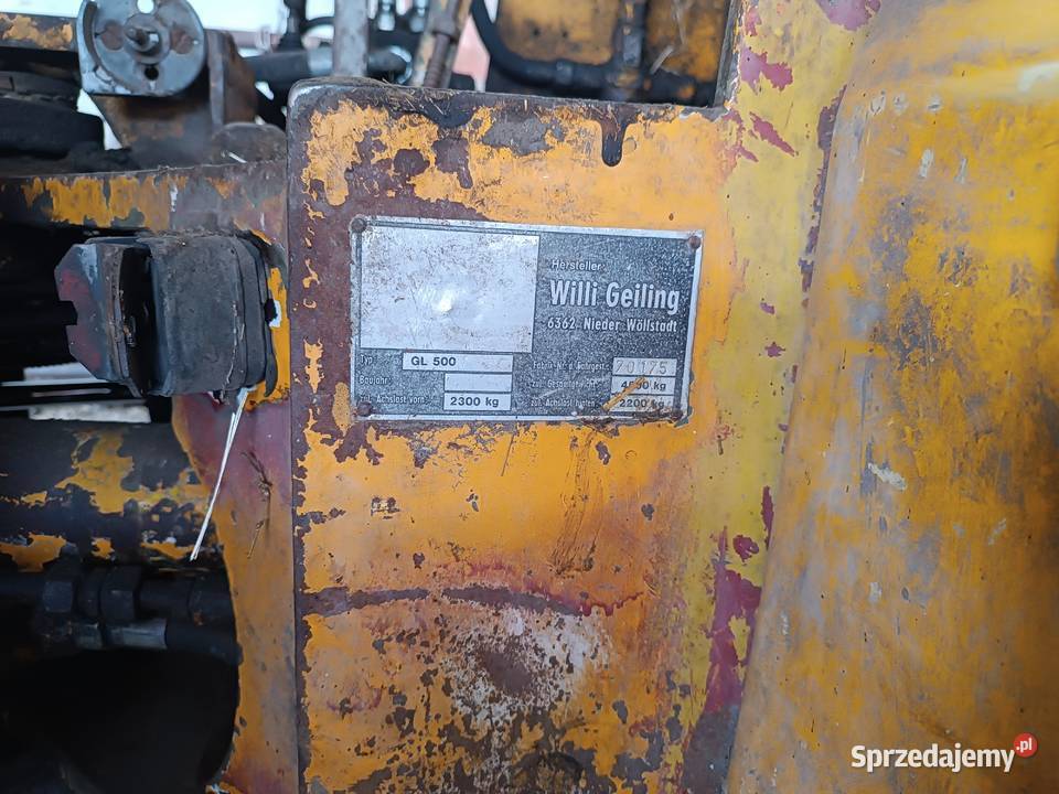 Sprzedam ładowarkę przegubową Willi Geiling JCB Kościan