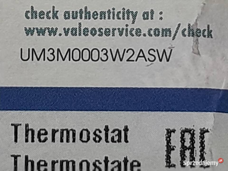 Termostat Valeo 820168 nowy outlet Termostaty Dąbrowa Górnicza sprzedam
