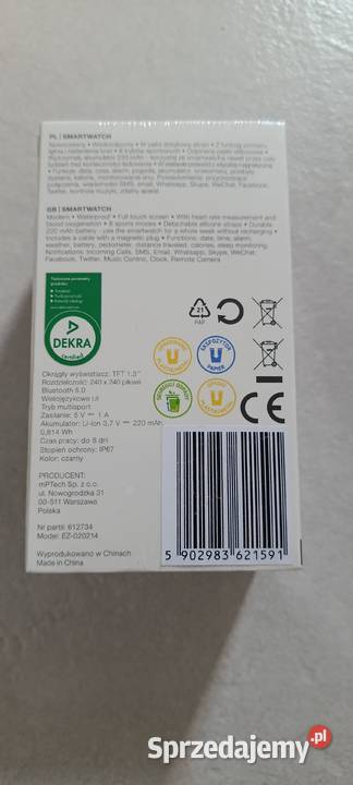 Hykker smartwatch EZ020214 NOWY Ełk sprzedam