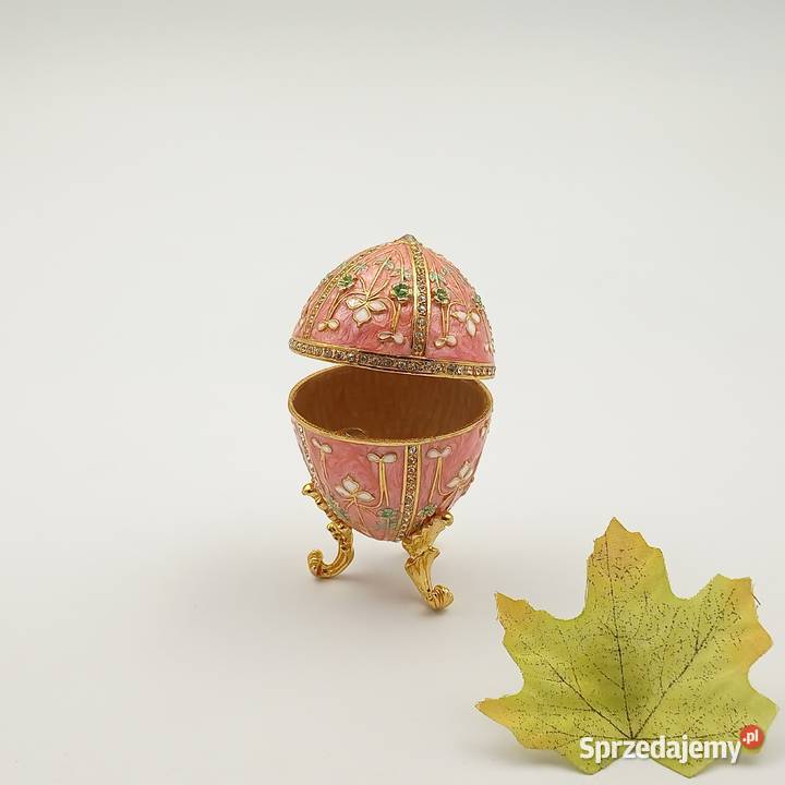 Jajko jajo faberge pojemniki szkatułka