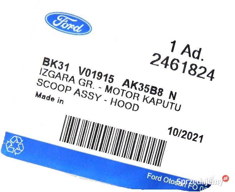 PODSZYBIE PRZÓD FORD TRANSIT 2014 ORYGINAŁ