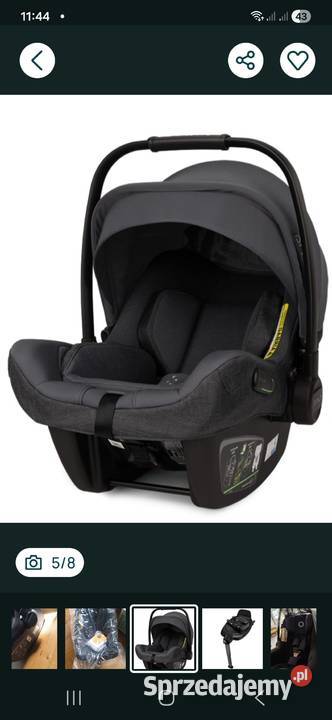 Fotelik samochodowy bugaboo i baza obrotowa Krosno