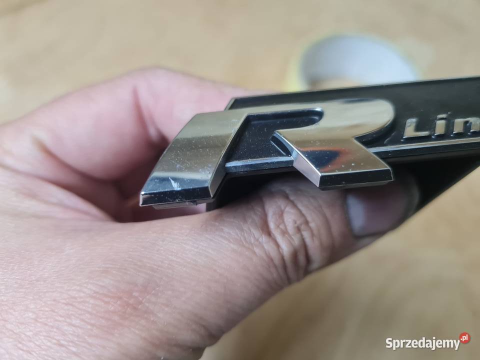 Znaczek logo VW R Line Śrem