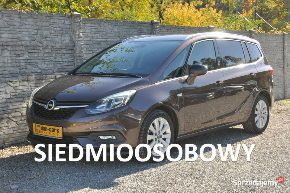 Opel Zafira 14 140 Cosmo 7 foteli LED Półskóra aluminiowe felgi