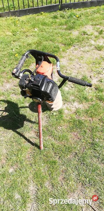 Wiertnica do ogrodzeń krzewów