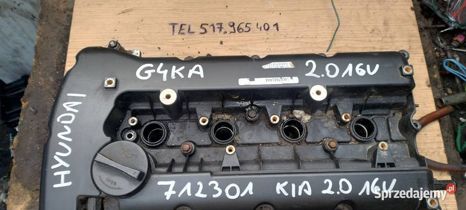 KIA HYUNDAI 20 16V G4KA głowica pokrywa wałki Motoryzacja Kielce