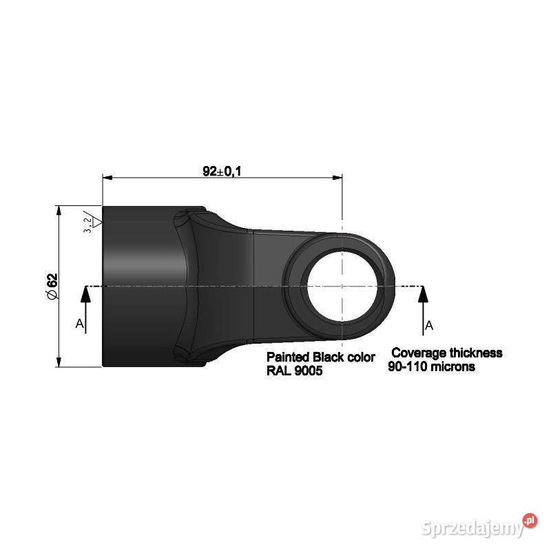 Widłak przesuwny kat 4 1 386 0FOSC438 Kamionna