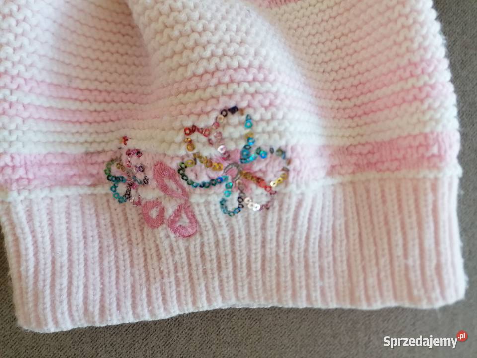 Czapeczka dziecięca pudrowy różCiepłazimowa łódzkie Łódź