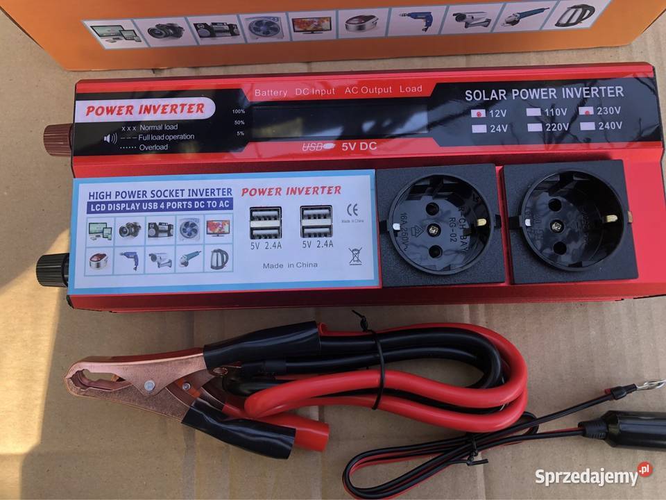 Przetwornica prądu 12v 230 v 1500w Biała Podlaska