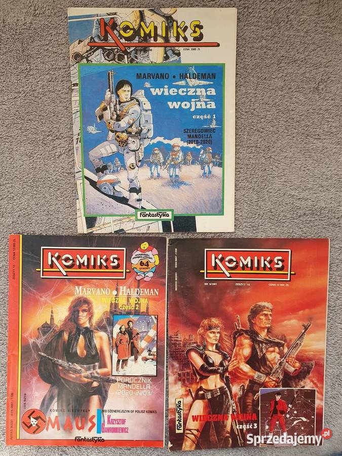 Wieczna Wojna komplet 3 albumów pierwsze wydanie Polskie Gdynia