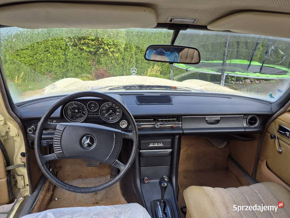 Mercedes w115 220 benzyna Automat 1973r pomorskie Kartuzy