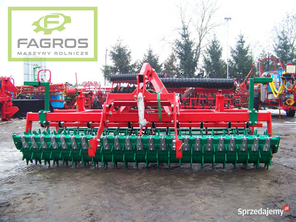 Nowy Agregat uprawowo siewny Talerzowy Brona UPS nieuszkodzony Łęczna sprzedam