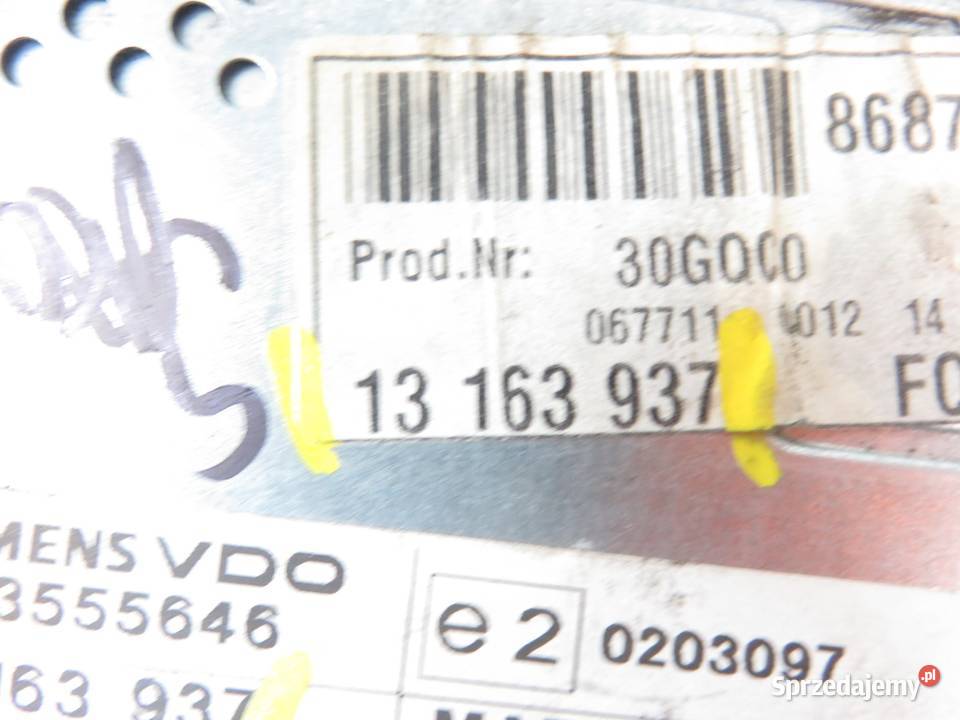 RADIO OPEL VECTRA C 13163937