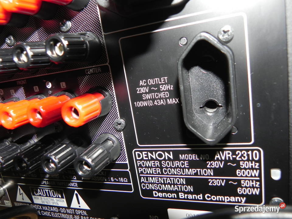 Amplituner Denon AVR2310 71 super stan Elektronika Dąbrowa Górnicza