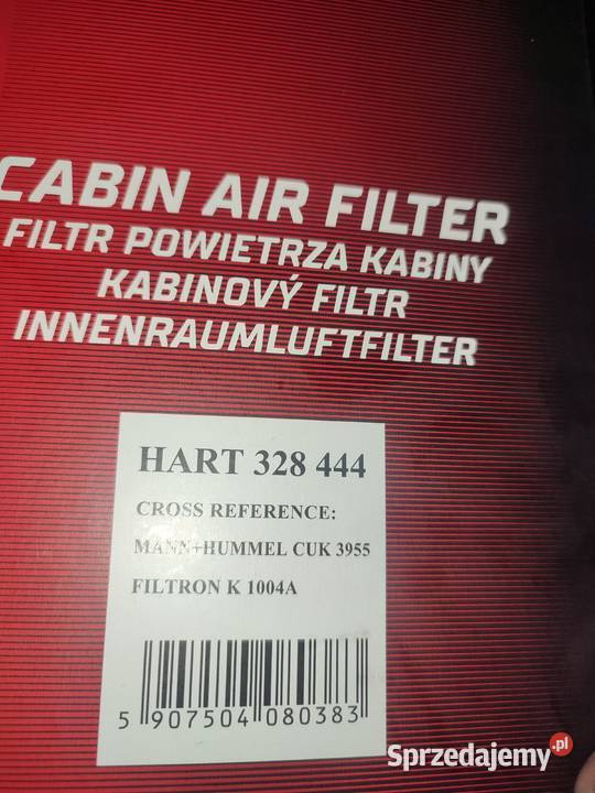 Filtr kabinowy węglowy audi a4 b5 śląskie Bytom