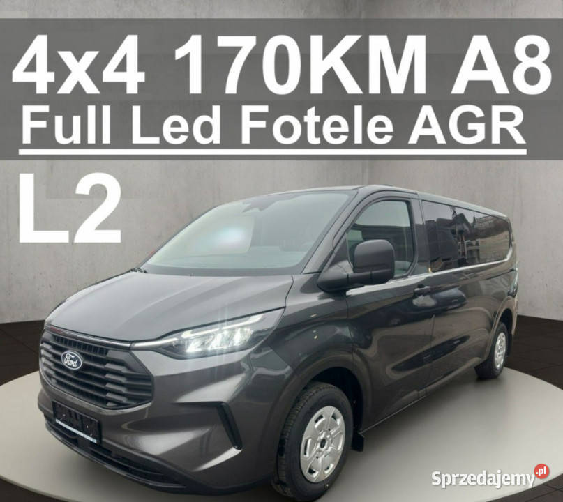 Ford Transit Custom 9os 4X4 L2 Trend 170 Kamera 170KM zachodniopomorskie