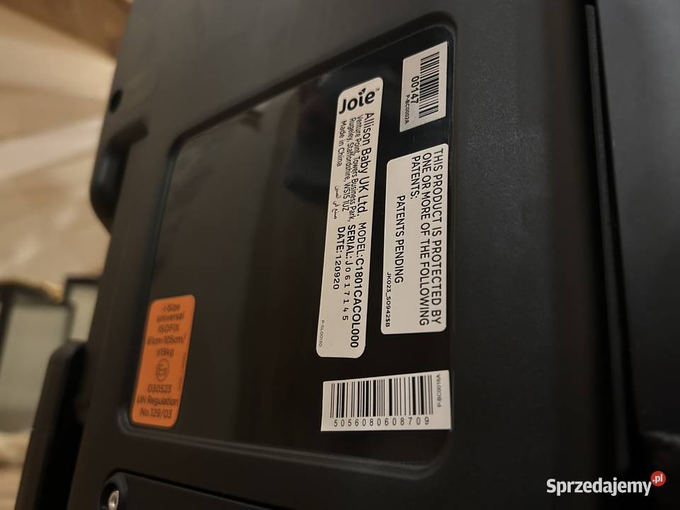 Fotelik samochodowy Joli ispin 360 018 świętokrzyskie Skalbmierz