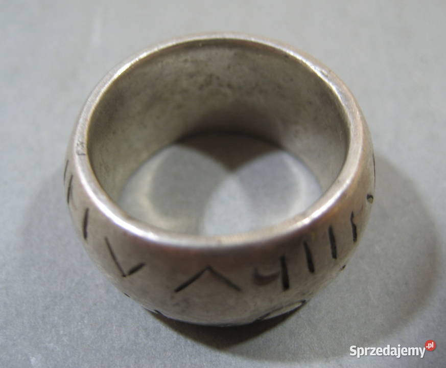 Srebrny Pierscien Skandynawia Warszawa