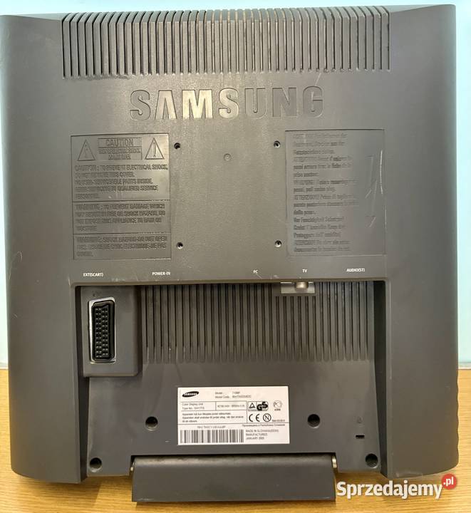 Monitor Samsung 710MP uszkodzony na części 4:3 Bydgoszcz