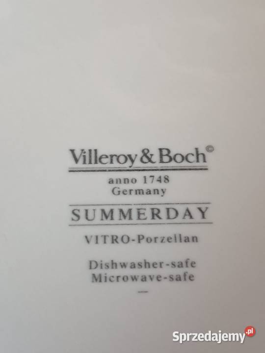 Talerze obiadowe płaskie Villeroy Boch Skwierzyna