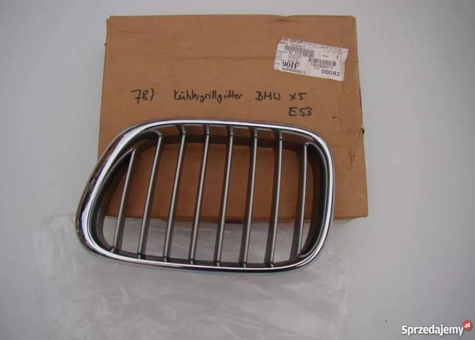 BMW X5 E53 NERKA GRILL LEWA 51138250051 wielkopolskie Nowy Tomyśl sprzedam