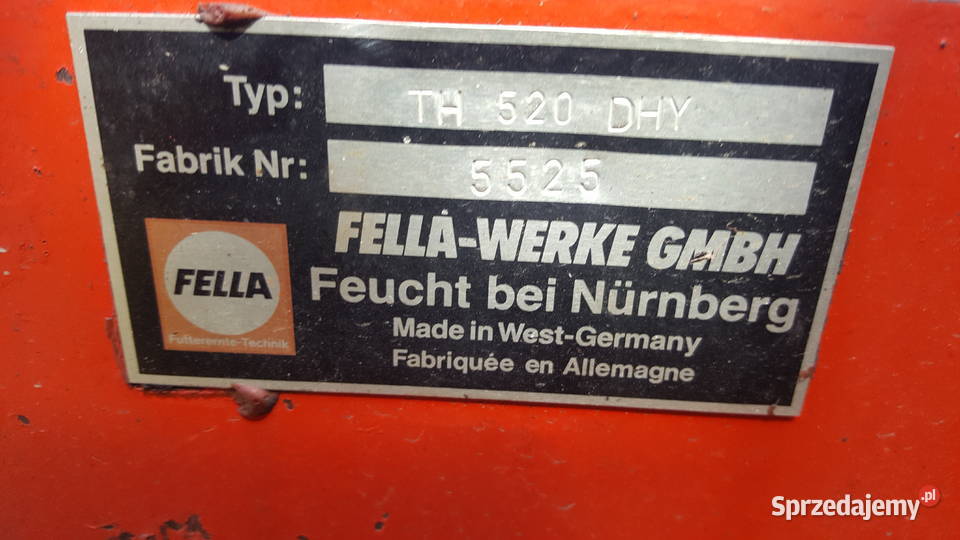 Przetrząsarka do siana fellaclaas