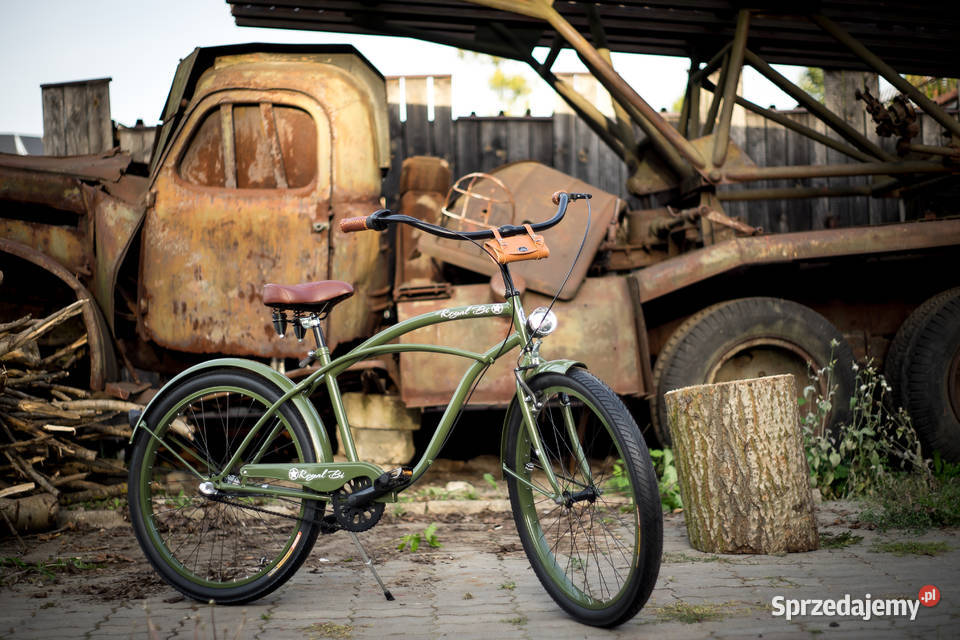 Rower miejski beach Cruiser 26 28 US ARMY Toruń