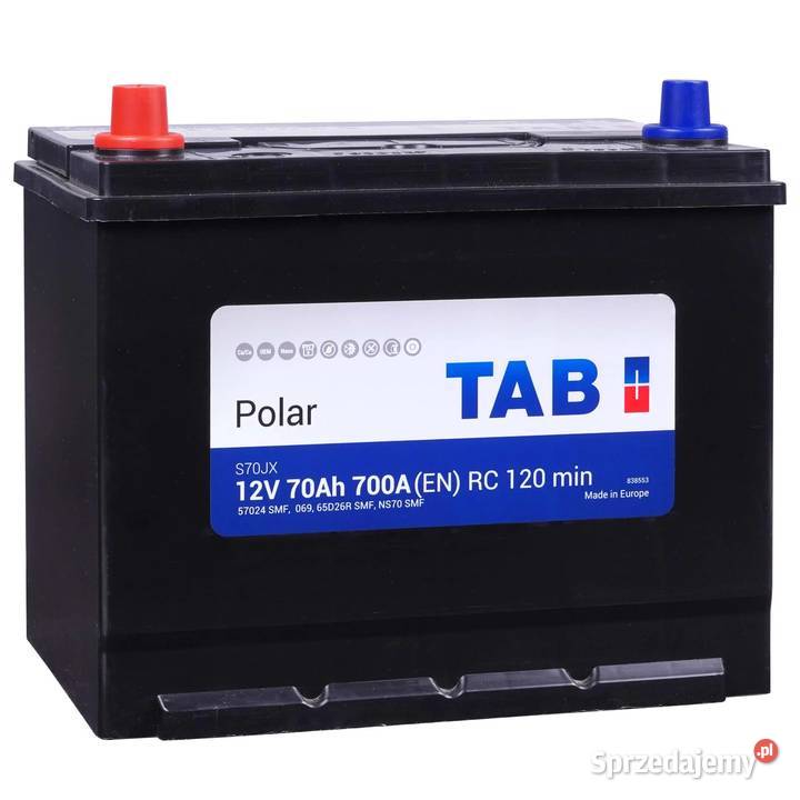 Akumulator Tab Polar S 70Ah 700A EN Japan LP Szydłowiec sprzedam