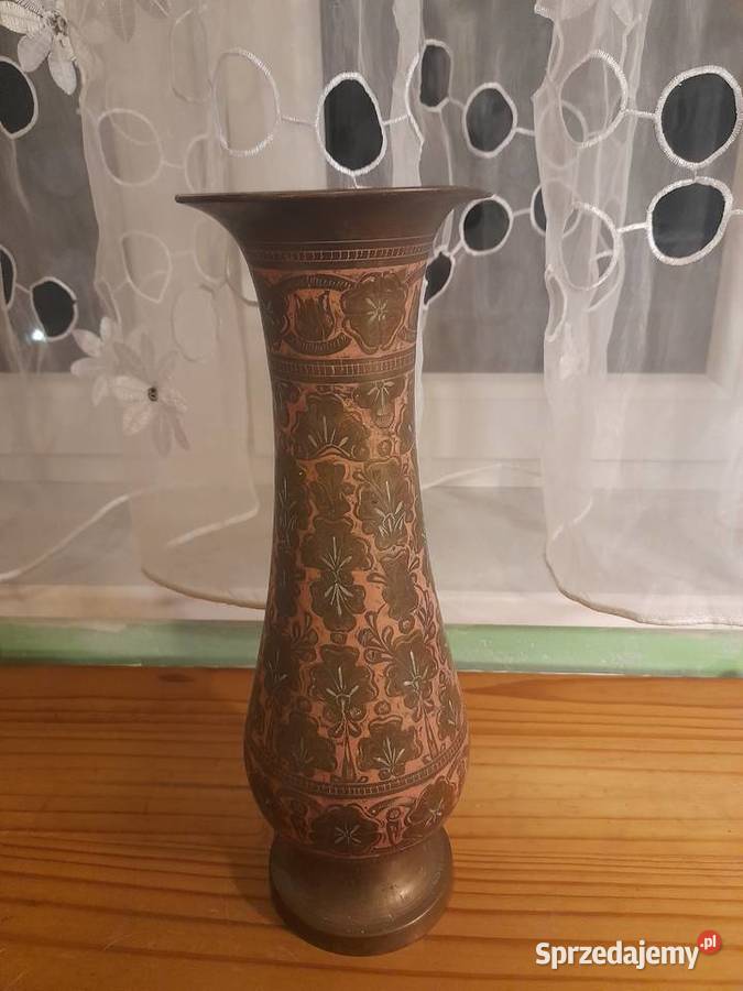 Duży wazon mosiężny36 Pozostałe Kostrzyn nad Odrą