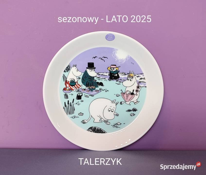 Muminki TALERZYK Moomin Arabia Finland LATO 2025 Jasień
