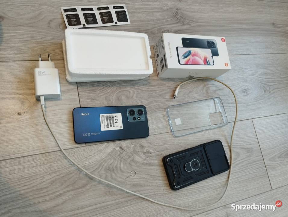 Xiaomi redmi note 12 2 etui 4 szkła hartowane