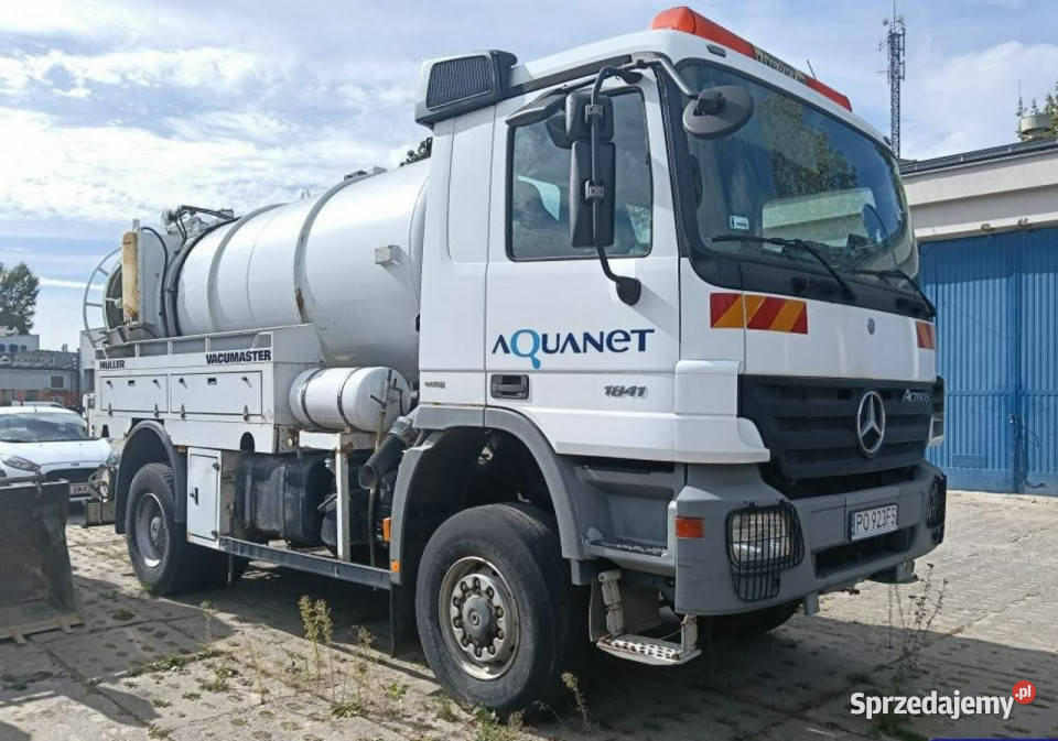 Mercedes ACTROS 1841 4X4 WUKO Muller Vacumaster kujawsko-pomorskie Skępe