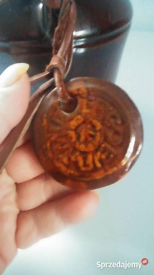 Stara karafka ceramiczna sygnowana Łódź sprzedam