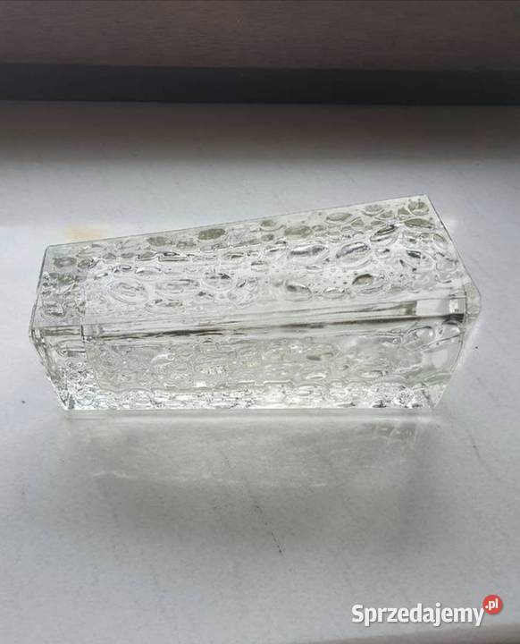 WAZON Krople Rosy wys 18 HSGHortensja szkło Porcelana i szkło