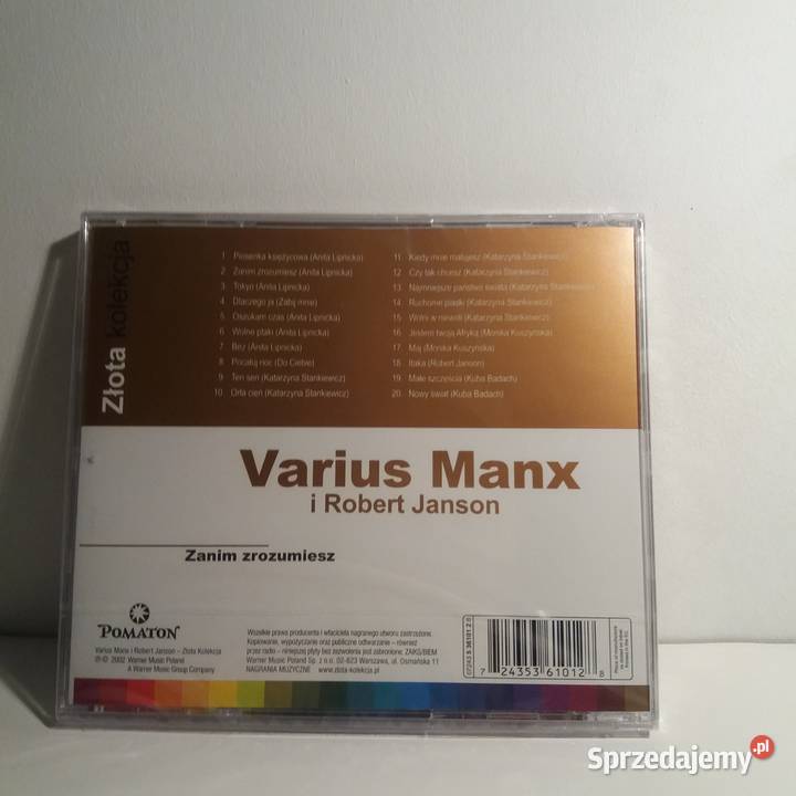 Varius Manx Złota kolekcja Zanim zrozumiesz nowa