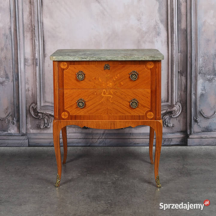 ARTexpert Komoda Ludwik marmurowy blat vintage Dobrzany